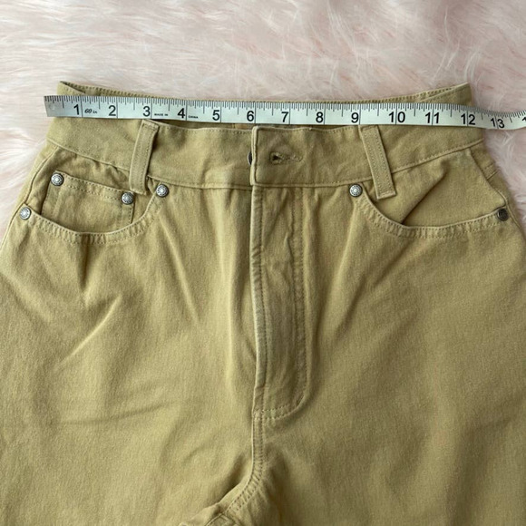 CAMBIO High Rise Camel Khaki Tan Jeans 30" Inseam - Size 6 - Picture 13 of 13